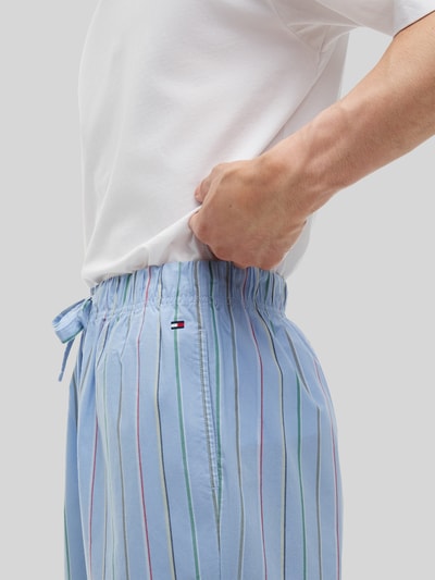 Tommy Hilfiger Regular Fit Pyjama aus reiner Baumwolle Bleu 3