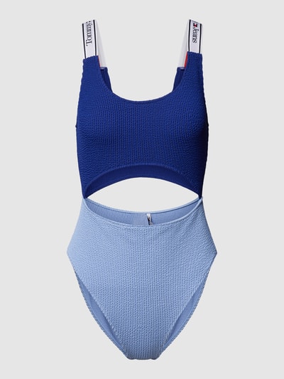 Tommy Jeans Badeanzug mit Label-Details Marine 1