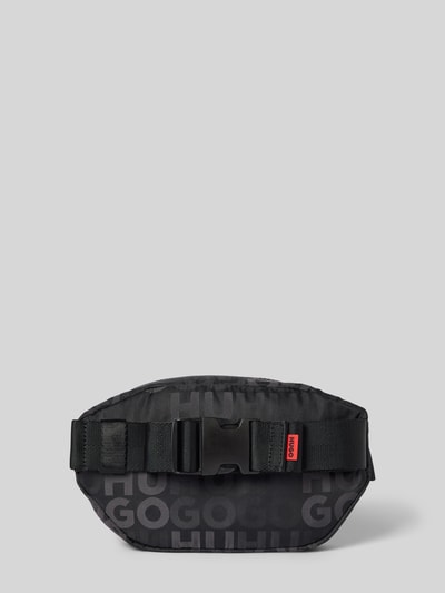 HUGO Saszetka nerka z naszywką z logo model ‘Ethon 2.0’ Czarny 5