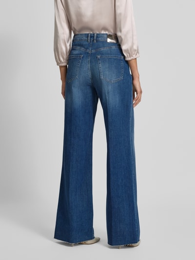 Marc Cain Wide Fit Jeans aus Baumwoll-Mix im 5-Pocket-Design Marine 5