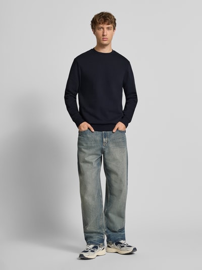 Only & Sons Bluza o kroju regular fit z mieszanki bawełny model ‘CERES’ Ciemnoniebieski 1