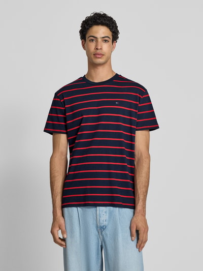 Tommy Jeans Regular Fit T-Shirt aus reiner Baumwolle Marine 4