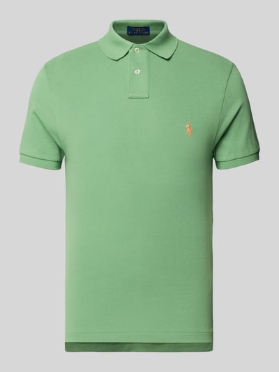 Polo Ralph Lauren Poloshirt mit Label-Stitching Gruen 2