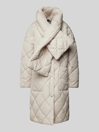 Barbour Steppmantel mit Label-Stitching Modell 'Brigitte' Offwhite 2