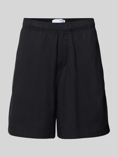 SELECTED HOMME Loose Fit Shorts mit elastischem Bund Modell 'THAIS SUMMER' Black 2