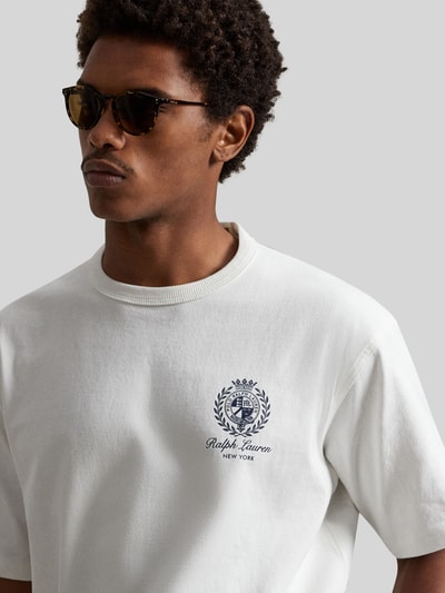 Polo Ralph Lauren Regular Fit T-Shirt aus reiner Baumwolle Weiss 3