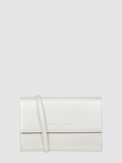 Lara Lauren Clutch van leer, model 'Clara' - RFID-blocking  Zilver - 2