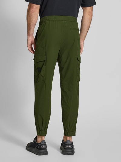 BOSS Green Hose mit Cargotaschen und elastischem Bund Dunkelgruen 5