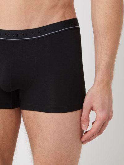 bugatti Boxershort met stretch in een set van 2 stuks, model 'Rom' Zwart - 5