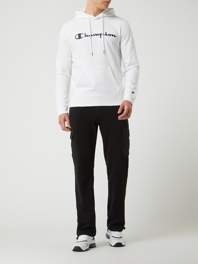 CHAMPION Comfort Fit Hoodie mit Logo Weiss 1