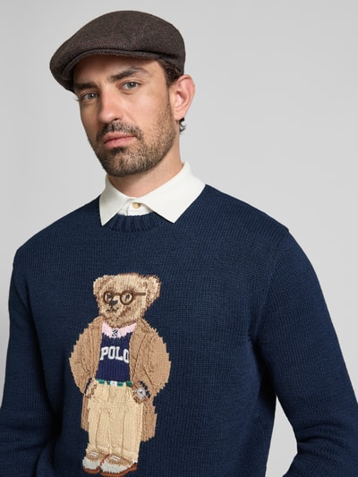 Polo Ralph Lauren Strickpullover aus Leinen-Baumwoll-Mix mit Kaschmir-Anteil Marine 3