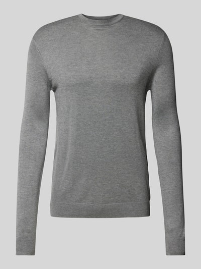 Only & Sons Gebreide pullover met ronde hals, model 'WYLER LIFE' Middengrijs gemêleerd - 2