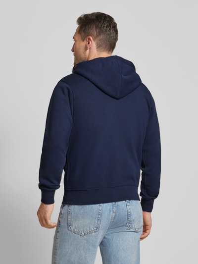 SAVE THE DUCK Sweatjack met labeldetail, model 'Cissus' Marineblauw - 5