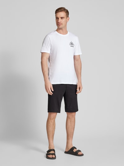 HUGO T-Shirt mit Label-Print Modell 'Dedico' Weiss 1