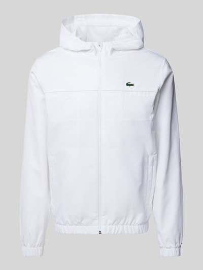 Lacoste Trainingsjacke mit Kapuze Weiss 1