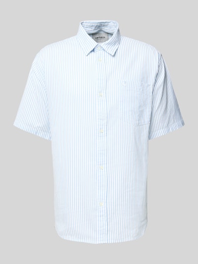 Carhartt Work In Progress Freizeithemd mit Knopfleiste Modell 'PHELPS' Hellblau 2