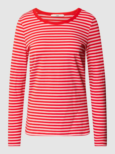 edc By Esprit Shirt met lange mouwen met streepmotief Rood - 2