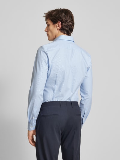 OLYMP No. Six Modern fit zakelijk overhemd met kentkraag Bleu - 5