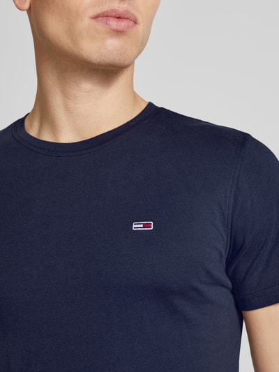 Tommy Jeans T-Shirt mit Label-Stitching Anthrazit 3