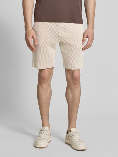 MCNEAL Sweatshorts mit elastischem Bund und Kordelzug Mud 4