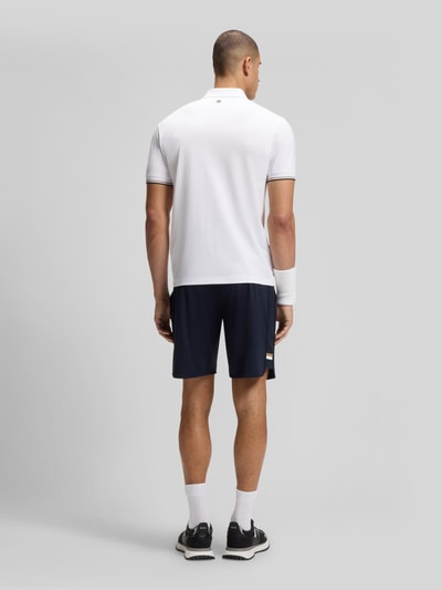 BOSS Green koszulka polo o kroju slim fit z wytłoczeniem emotikon piłki tenisowej model 'PL_TOC GAME1' Biały 5