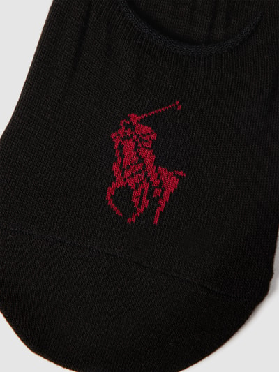 Polo Ralph Lauren Underwear Kousenvoetjes met labeldetail in een set van 3 paar Zwart - 2