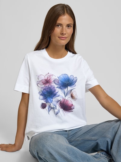 Rich & Royal T-shirt met motiefprint Wit - 3