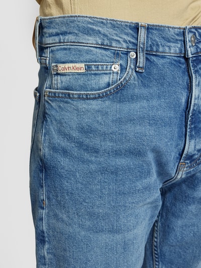 Calvin Klein Jeans Straight fit jeans in 5-pocketmodel Lichtblauw - 3