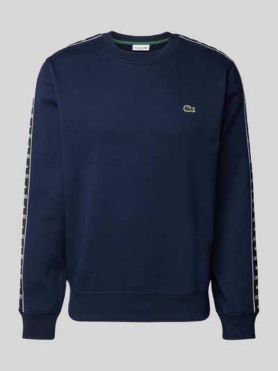 Lacoste Bluza z wyhaftowanym logo Ciemnoniebieski 1