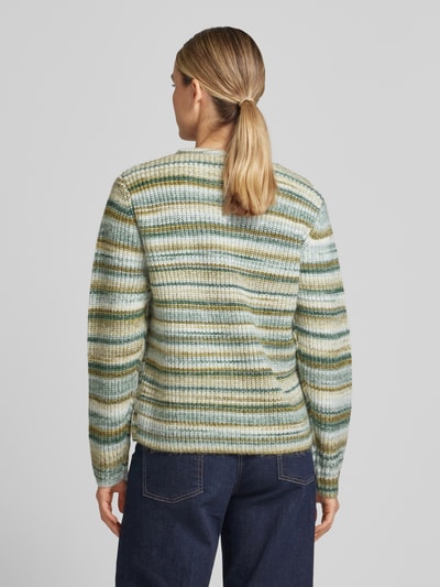 FREE/QUENT Strickpullover mit Rundhalsausschnitt Modell 'SELLY' Oliv 5