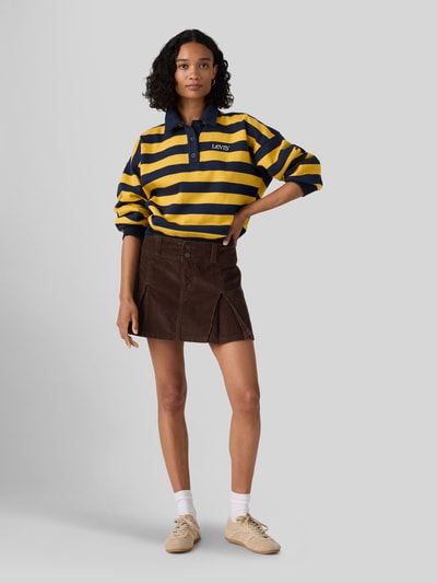 Levi's® Nauwsluitende minirok van puur katoen Chocoladebruin - 1