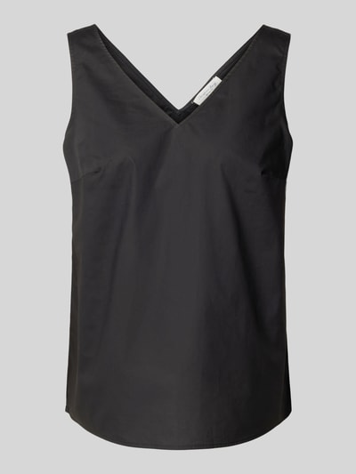 Christian Berg Woman Regular Fit Blusentop mit V-Ausschnitt Black 2