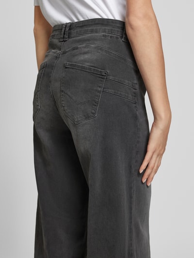 MAC Wide leg jeans in 5-pocketmodel Middengrijs - 3