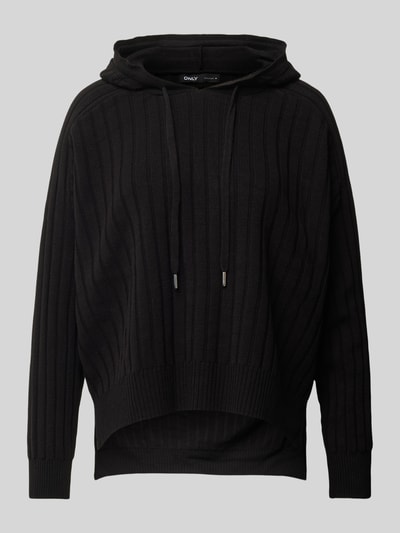 Only Gebreide hoodie, model 'TESSA' Zwart - 2