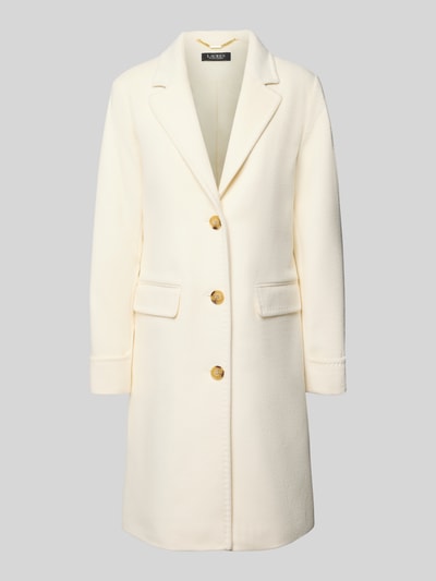 Lauren Ralph Lauren Mantel aus Woll-Mix mit Kaschmir-Anteil Offwhite 2