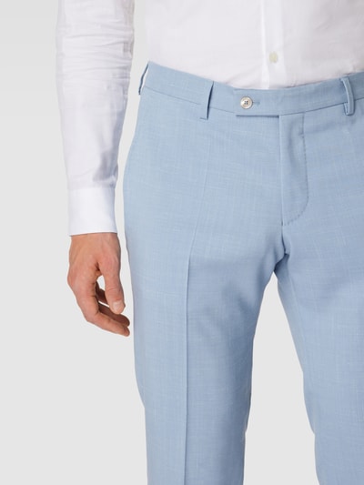 Baldessarini Pantalon met fijn motief Lichtblauw - 3