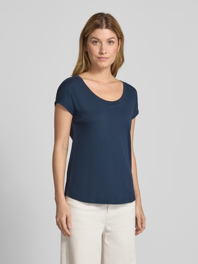 Marc O'Polo Regular Fit T-Shirt aus reiner Baumwolle Dunkelblau 4