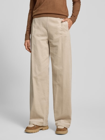 Marc O'Polo Straight fit corduroy broek van puur katoen Offwhite - 4