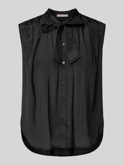 Christian Berg Woman Selection Blousetop met strik en knoopsluiting Zwart - 2