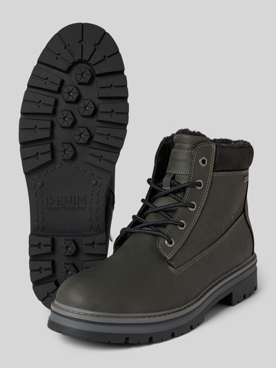 Tom Tailor Boots van waterafstotend materiaal, model 'NAIKA' Antraciet - 4