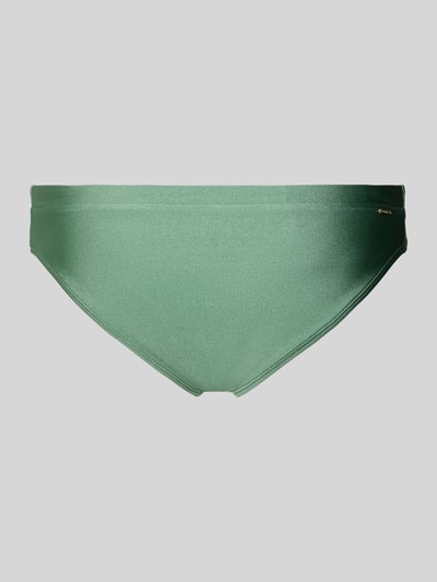 Produktfoto, Bikini-Slip mit elastischem Bund Modell 'ISLA' von Barts aus grünem Material-Mix mit Stretch-Anteil im Regular-Fit