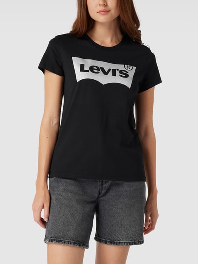 Levi's® T-Shirt mit Label-Print Black 4