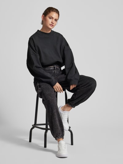 adidas Originals Cropped Sweatshirt mit Rundhalsausschnitt Black 1