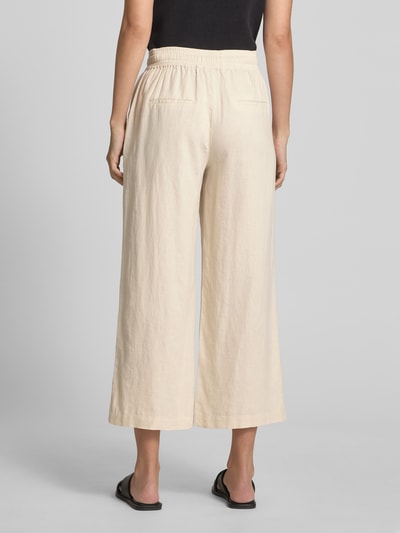 Soyaconcept Straight Leg Leinenhose mit Tunnelzug Modell 'Ina' Sand 5