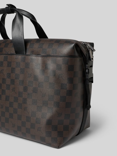 JOOP! Collection Weekendtas met verstelbare schouderband Donkerbruin - 3