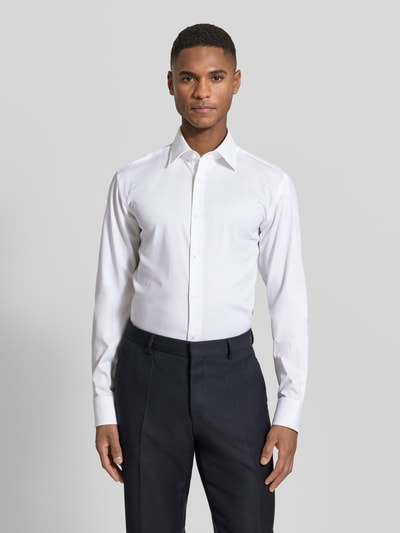 BOSS Regular Fit Freizeithemd mit extra langem Arm Modell 'H-JOE-K-C1-261' Weiss 4