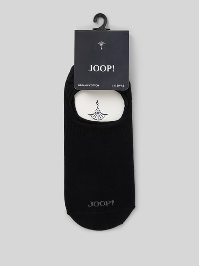 JOOP! Collection Sneakersokken met labelstitching Zwart - 3