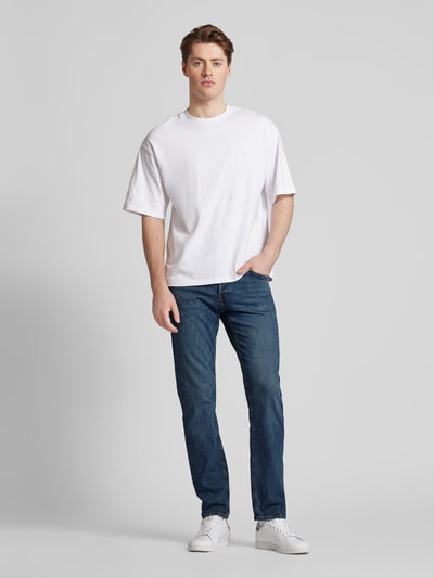 Jack & Jones Slim Fit Jeans im 5-Pocket-Design 'MIKE' Jeansblau 1