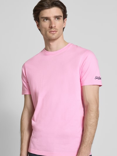 MC2 Saint Barth T-shirt met ronde hals, model 'DOVER' Roze - 3
