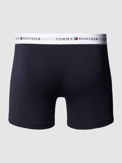 Tommy Hilfiger Boxershort met elastische band in een set van 3 stuks Marineblauw - 3